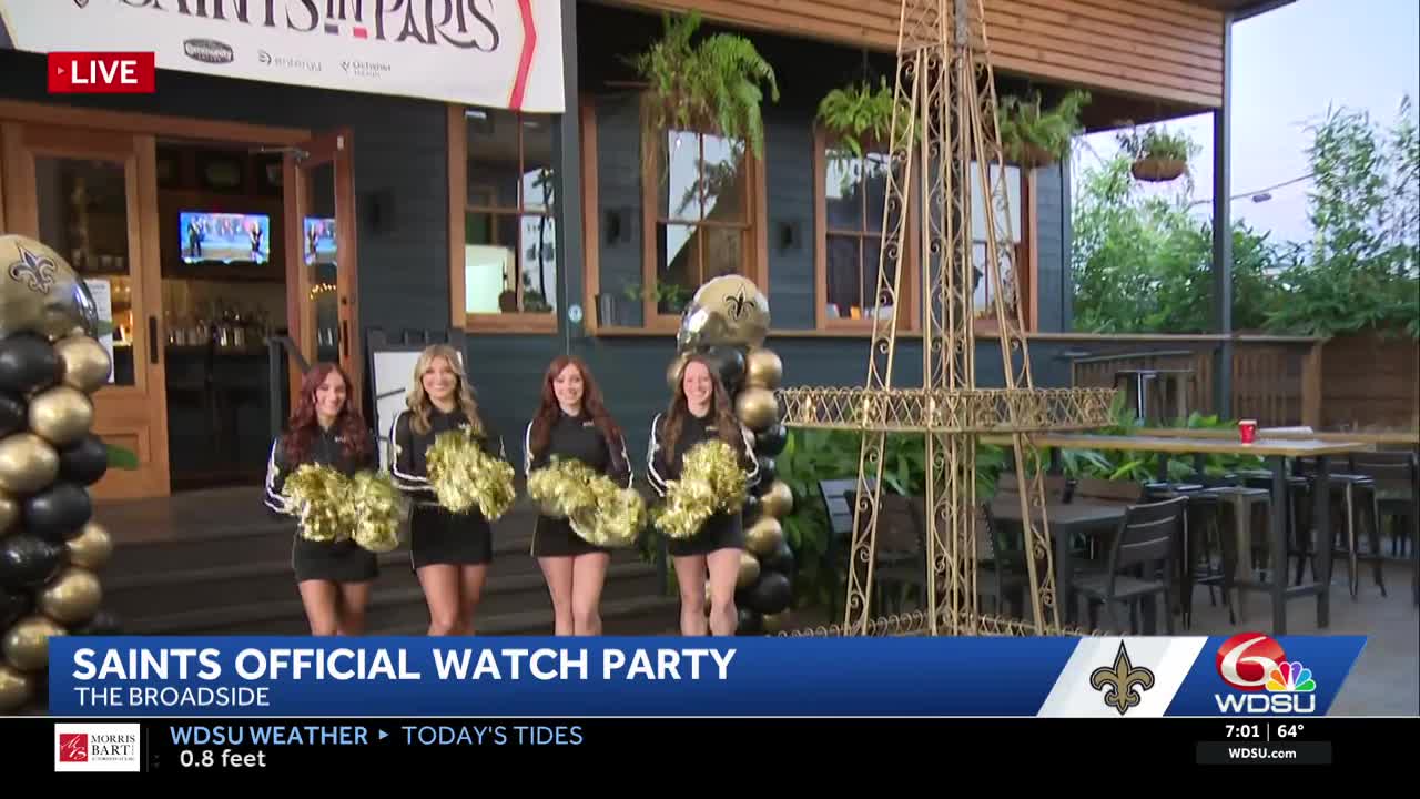 The Broadside holds New Orleans Saints watch party