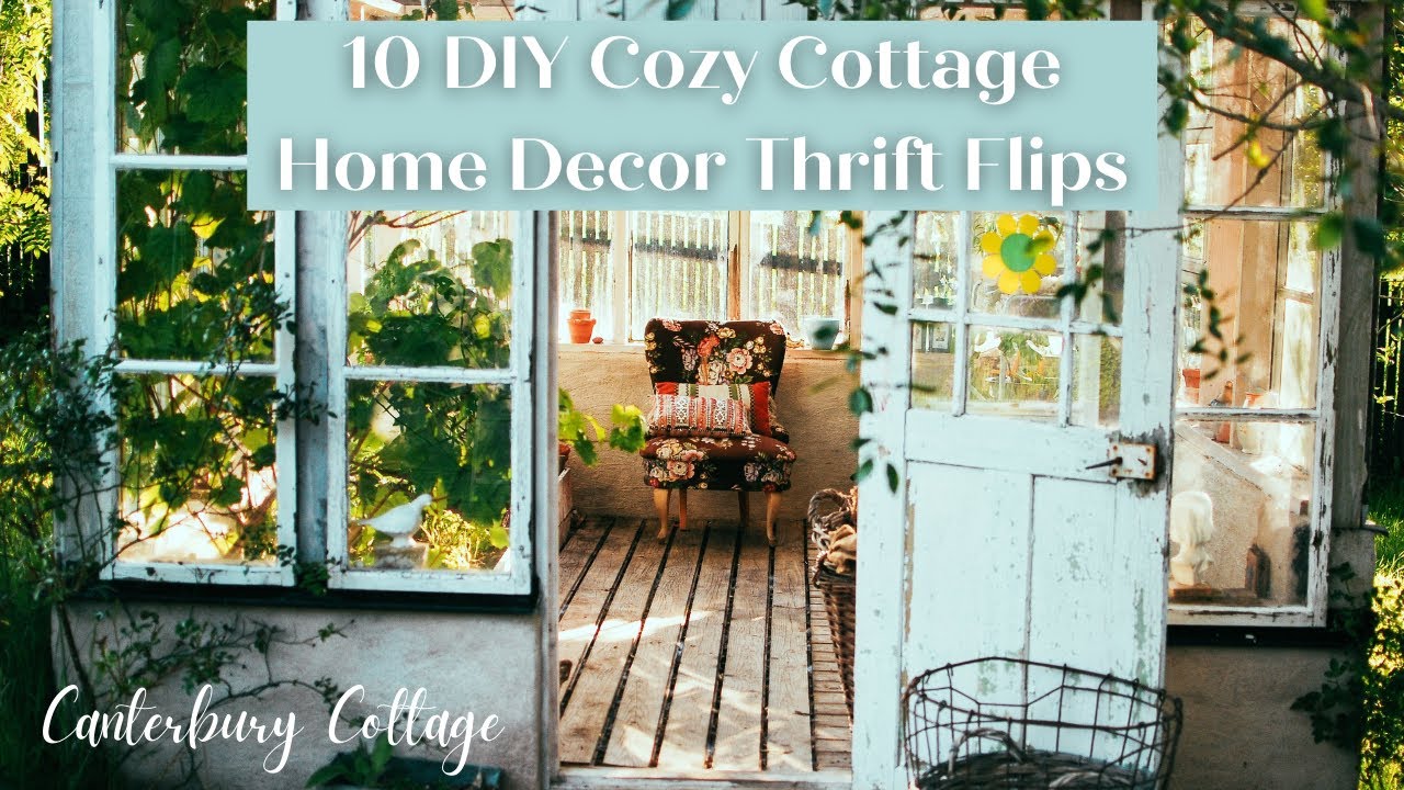 10 cozy cottage decor ideas using thrift store finds!