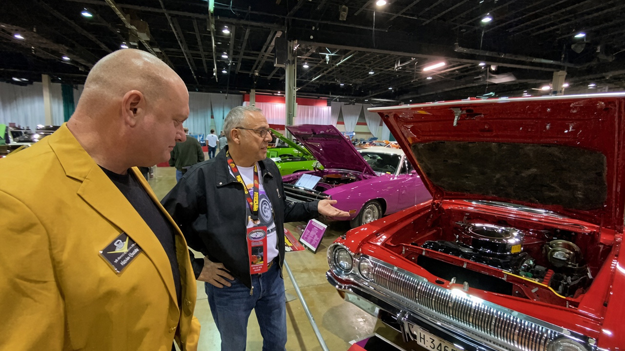 The bizarre V8 hybrid engine muscle car built from two rival brands