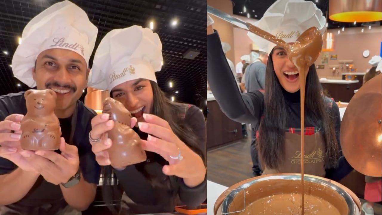 Video: Indian couple visits Lindt factory in Switzerland, makes ...