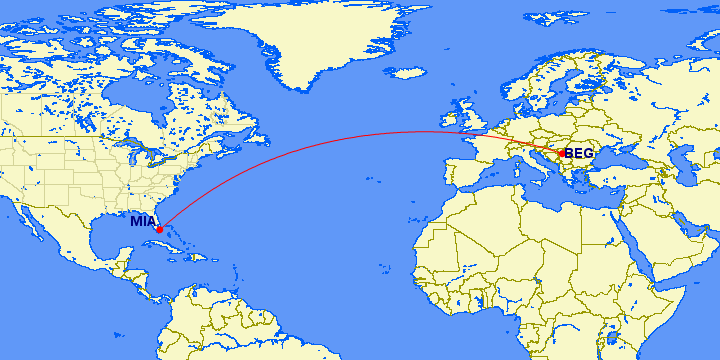 Cool: Air Serbia launching Belgrade to Miami flights as of May 2027