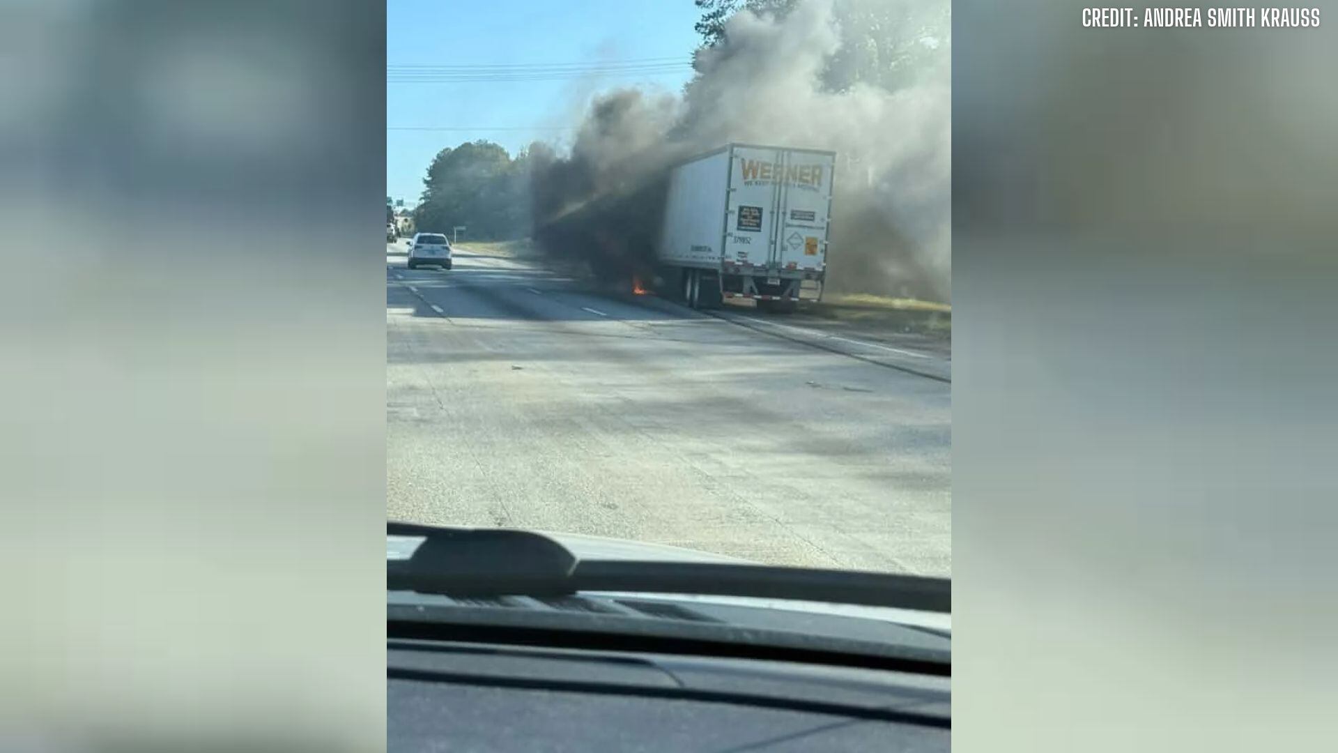Officials: All lanes reopen after vehicle fire on I-85N in Greenville Co.