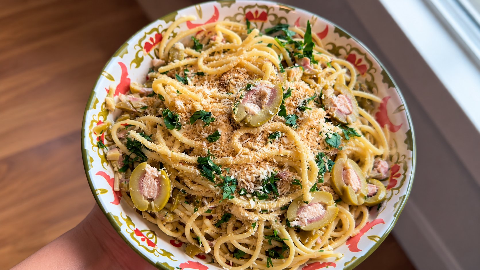 Dirty martini pasta