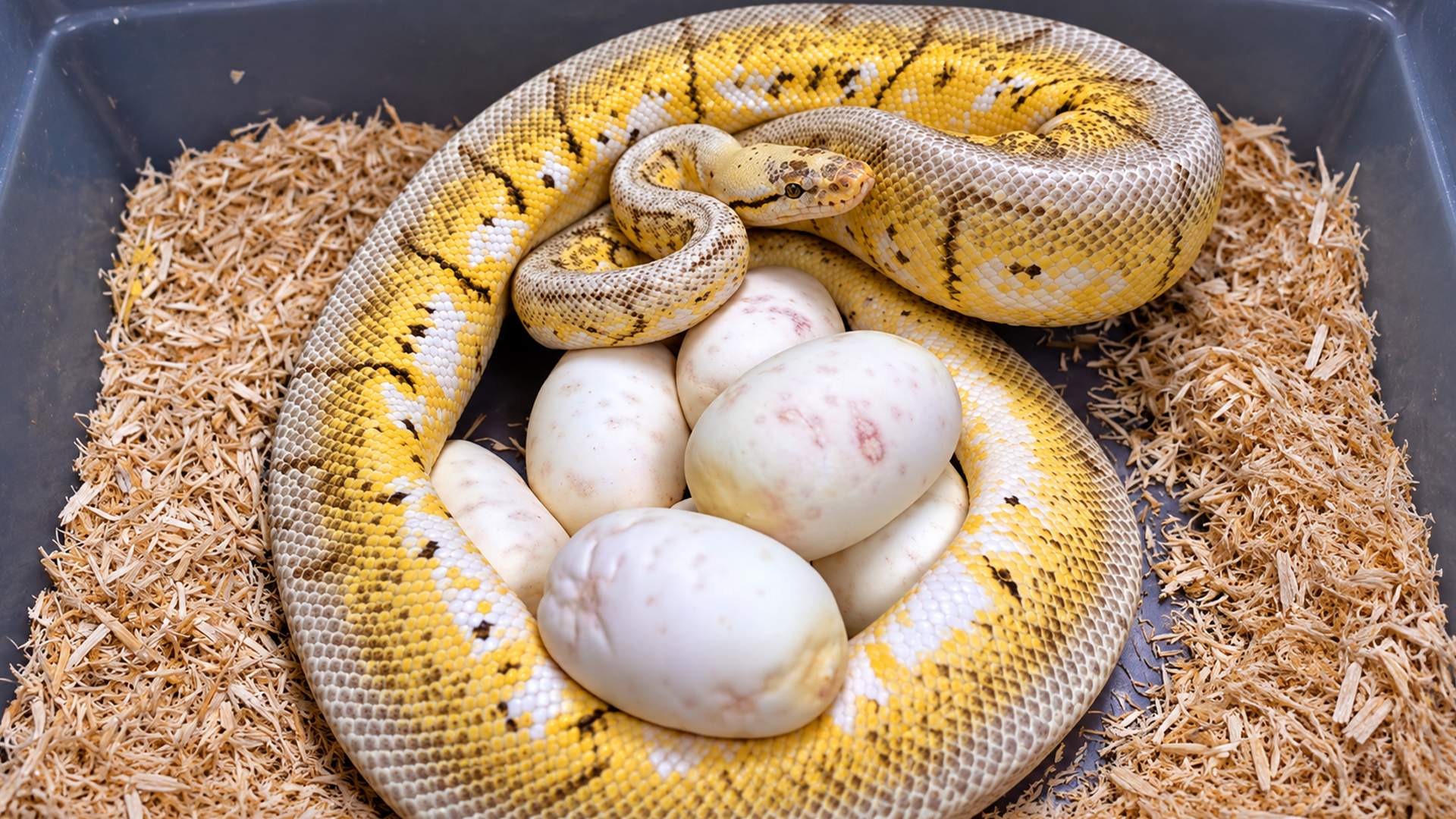 Giant pythons with patterns that catch the eye