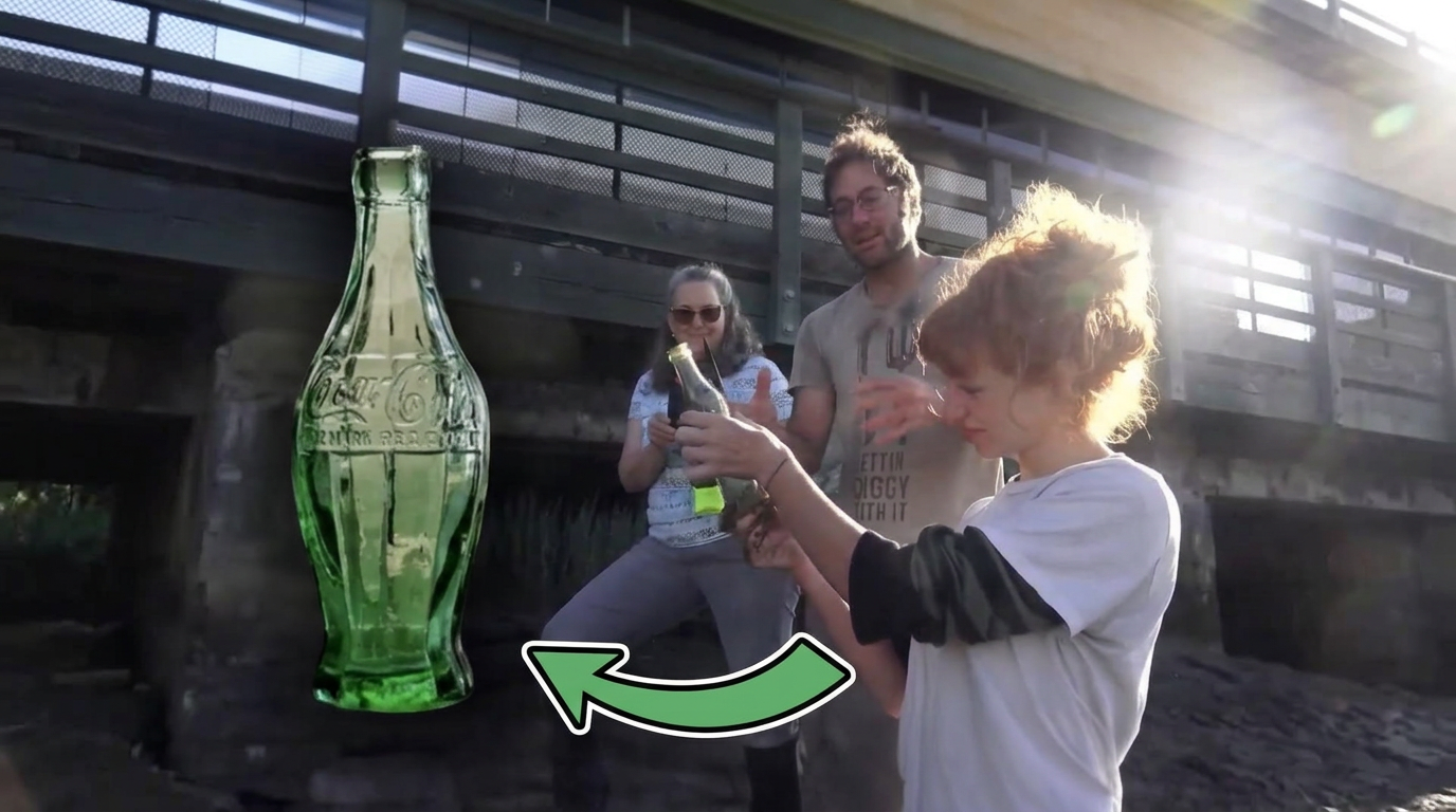 A hidden Coca-Cola bottle dump reveals a unique treasure!