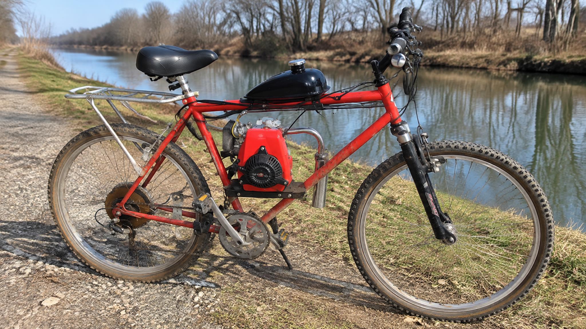 Motorized bicycle completes a nearly 40-mile test ride but returns with ...
