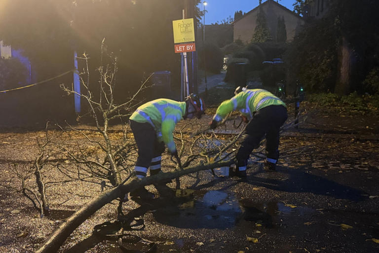 Storm Boelo: Strong winds cause damage and disruption in Sussex