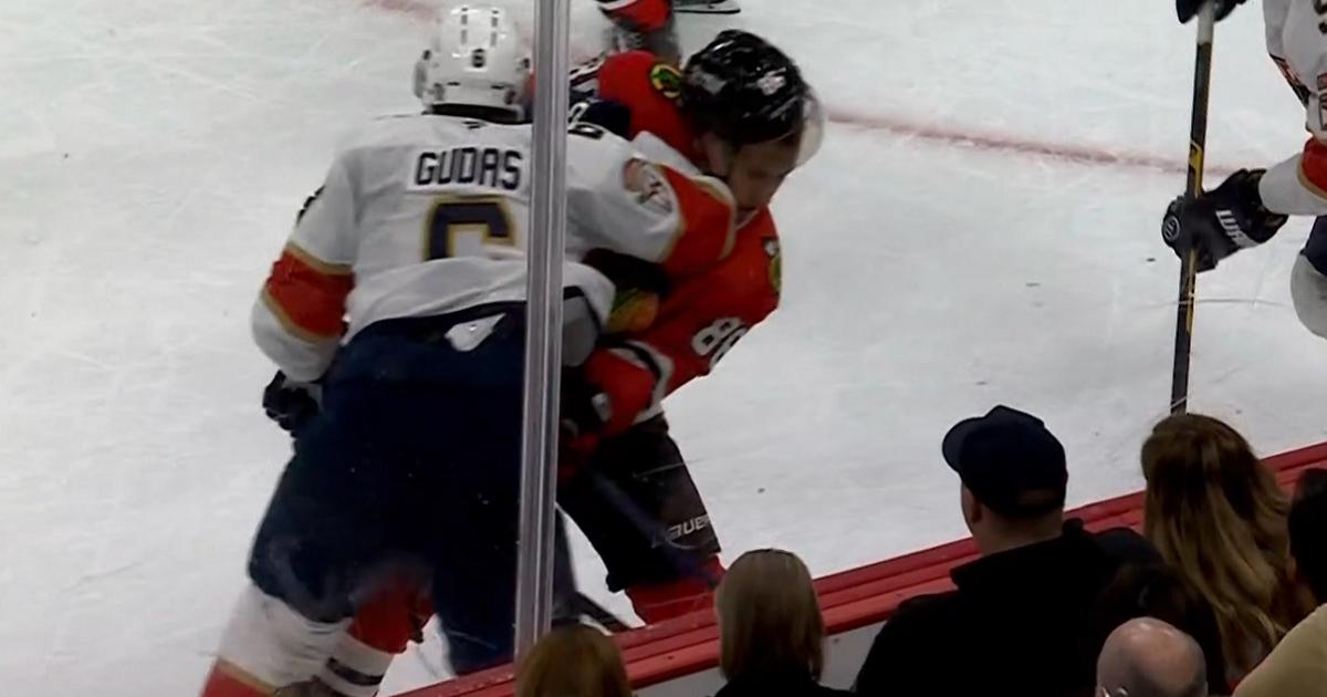 Blackhawks furious over uncalled elbow from Radko Gudas