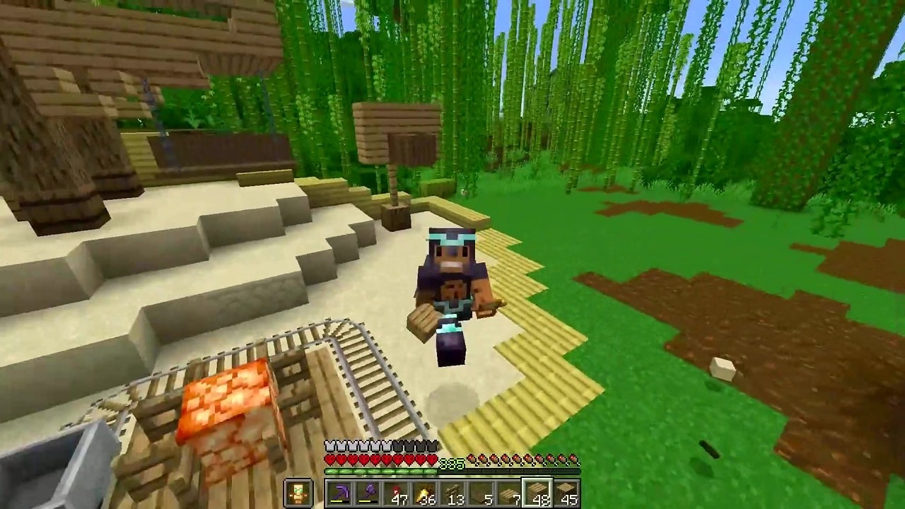 aCookieGod builds a sanctuary for 1,000 sniffers in Minecraft hardcore