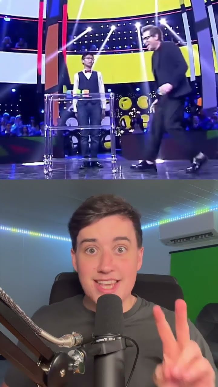 Mind-blowing! Solves 3 Rubik's cubes while juggling!