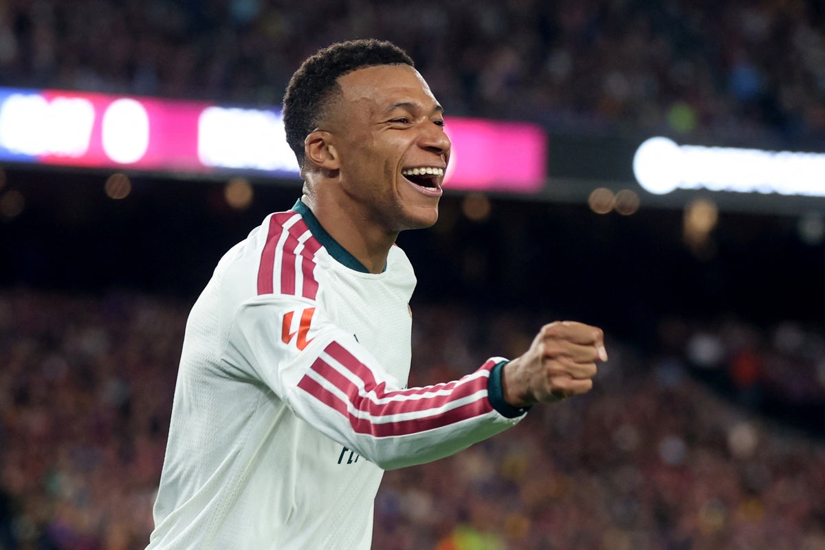Mbappe puts visitors ahead in febrile start to El Clasico