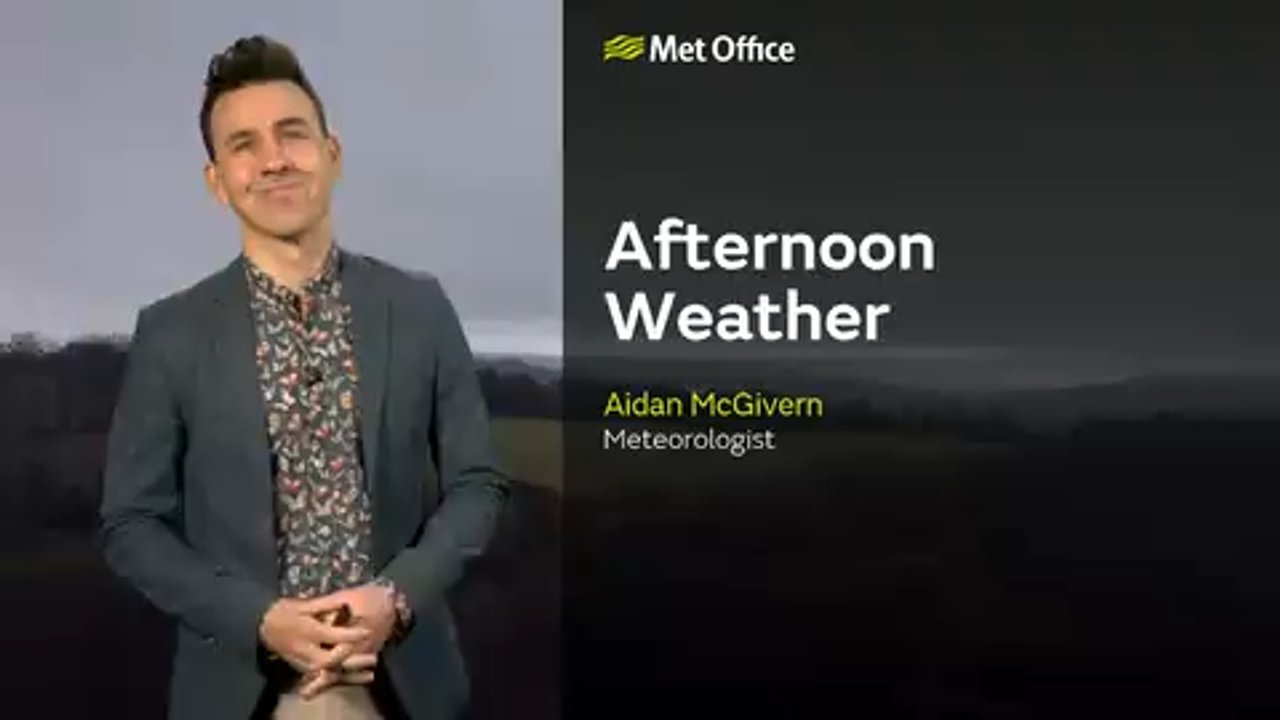 Met Office Thursday afternoon weather forecast 26/02/2026