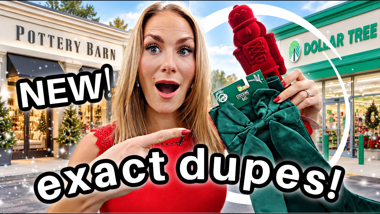 REAL Dollar Tree Pottery Barn & William Sonoma Dupes + DIYs 🎄 Christmas ...
