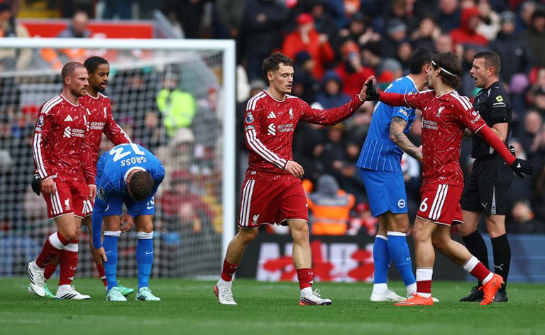 Soccer-swashbuckling Liverpool seize their moment in 2-0 win over Brighton