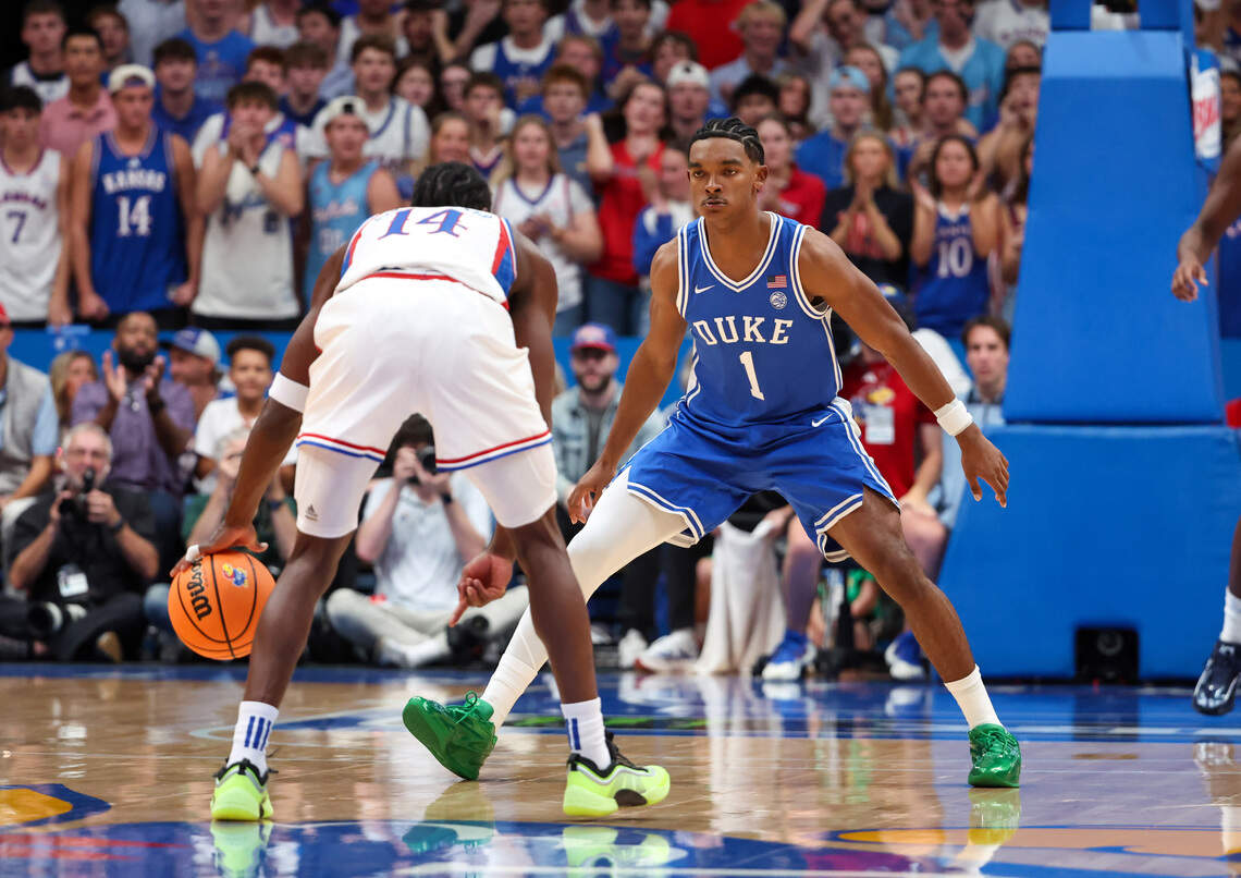 Ngongba, Blackwell lead No. 2 Blue Devils to exhibition win over Kansas