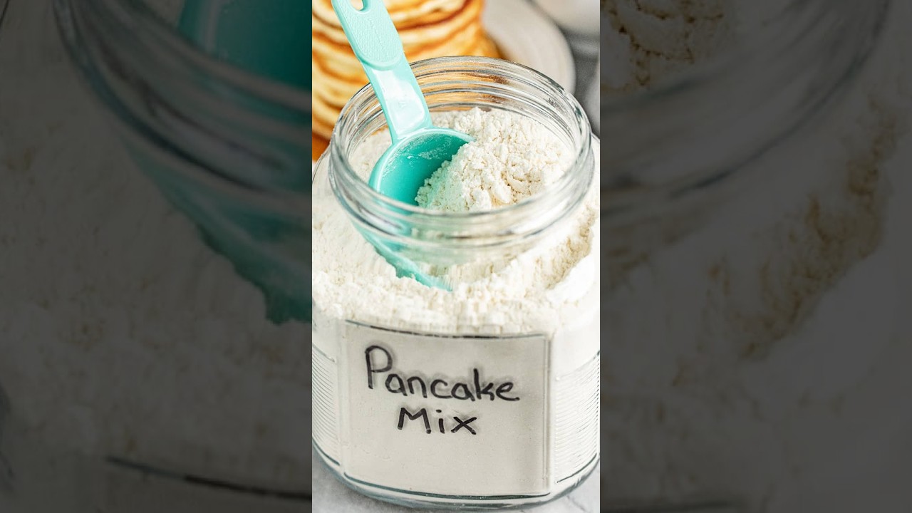 Easy pancake mix (just add water!) #pancakes #pancakemix #breakfast