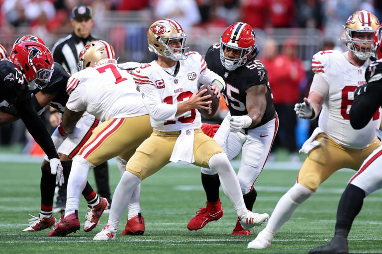 Ugly mistakes earn 49ers first failing grade of season in loss to Falcons