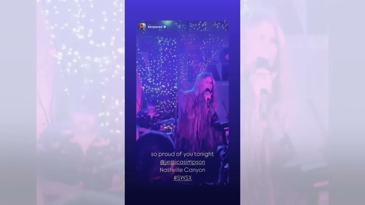 Watch: Jessica Simpson returns to the stage after 15 year hiatus