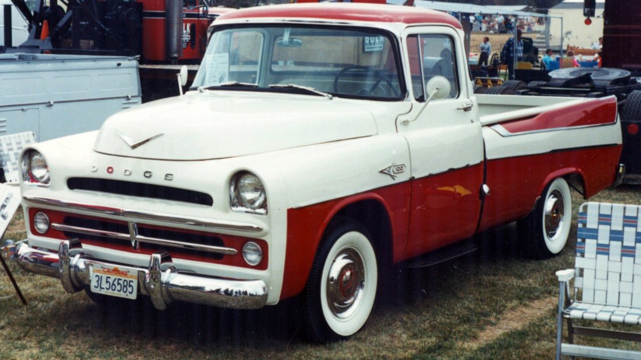 Dodge’s Sweptside pickup wore the rear fenders of a 1957 two-door ...