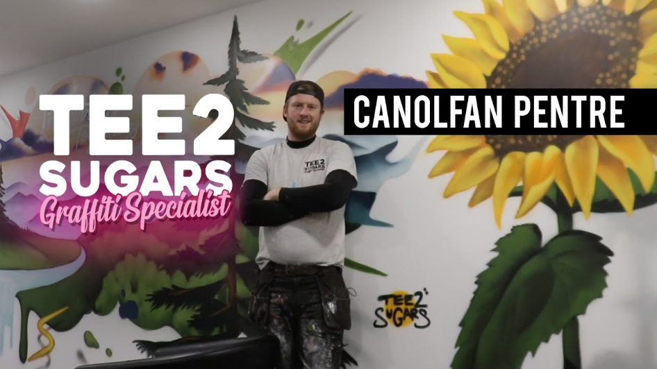 Bringing Canolfan Pentre to life: A fantasy landscape painting