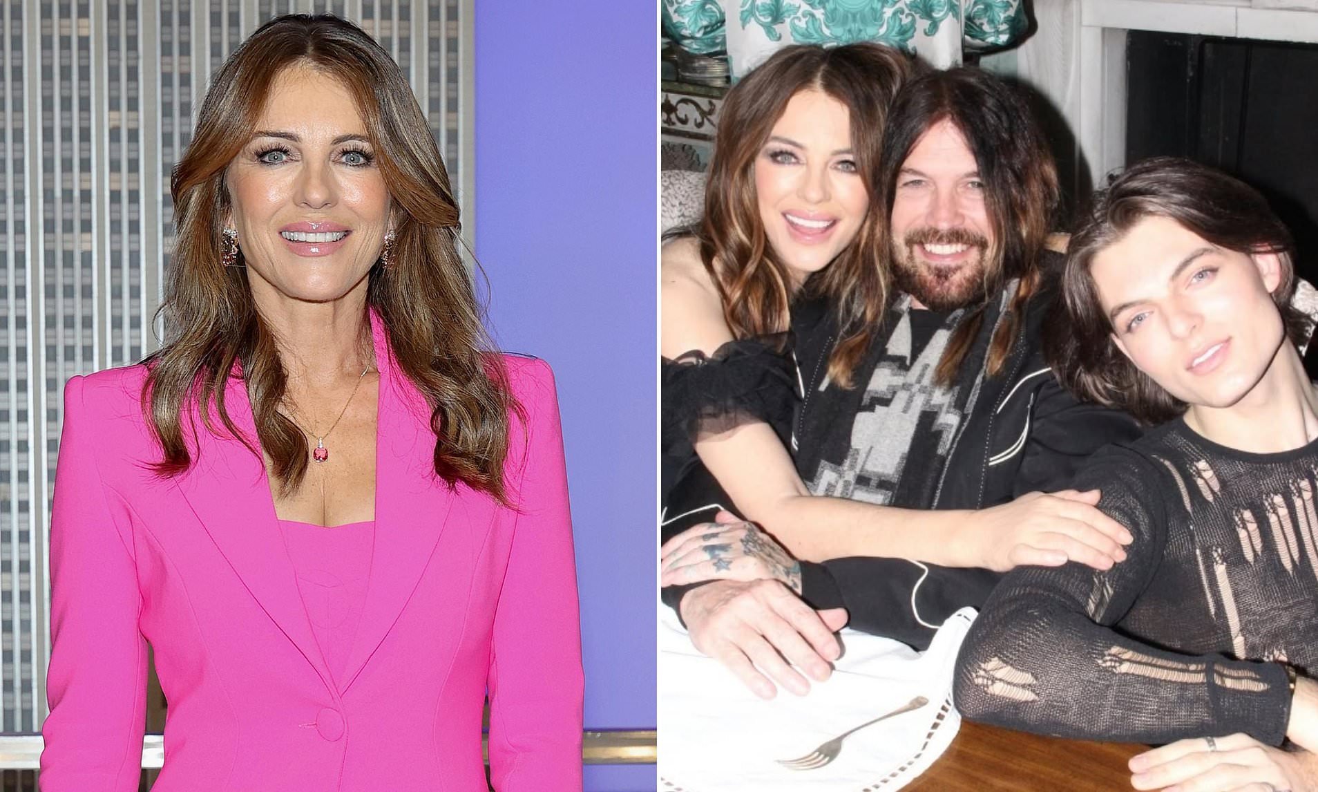 Elizabeth Hurley talks blended family with fellow empty nester Billy ...