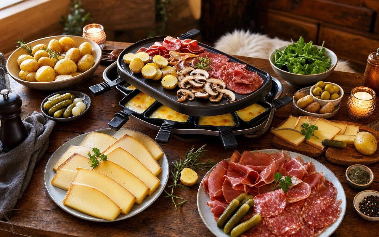 Raclette : la liste de courses idéale pour une grande tablée sans ...