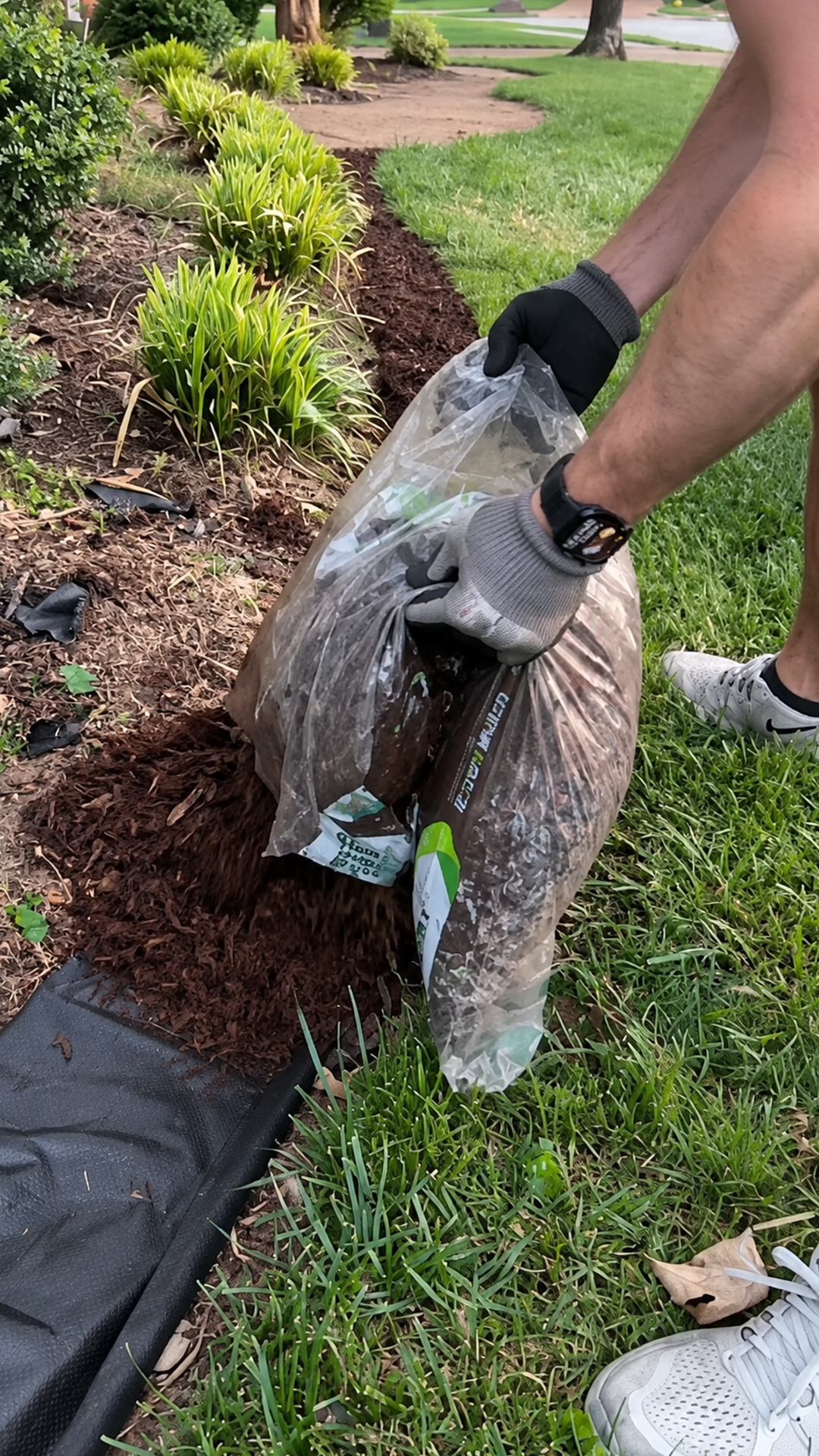 Considering rock beds for less yard work