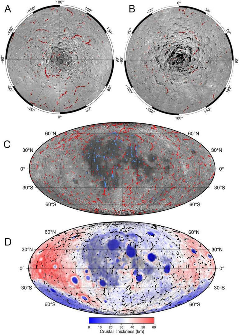 The moon has shrunk by 148 feet, and scientists have found more than ...