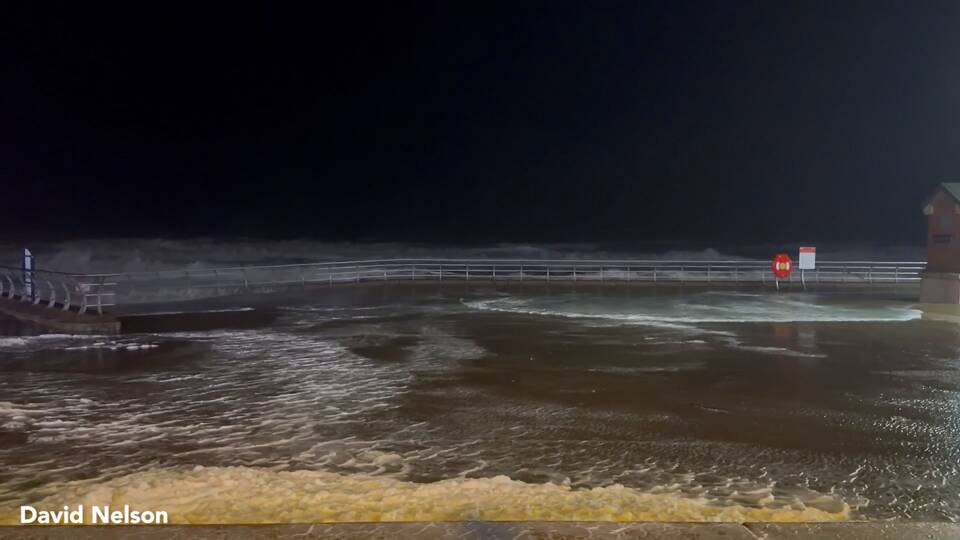 Storm Boelo: Wild wet and windy scenes in Blackpool as storm causes damage