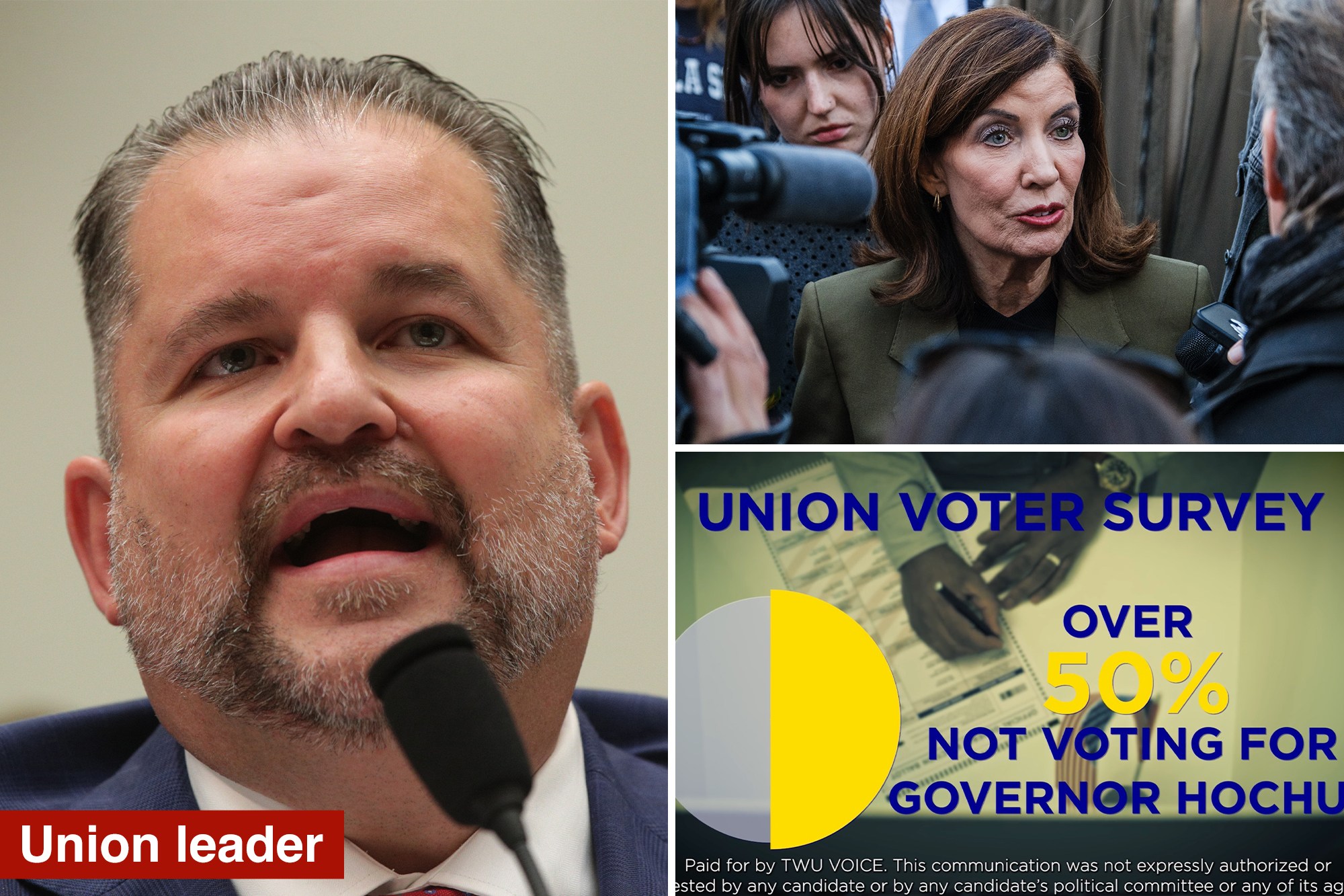 Major transit union launches ad blitz ripping Hochul as so toxic that ...