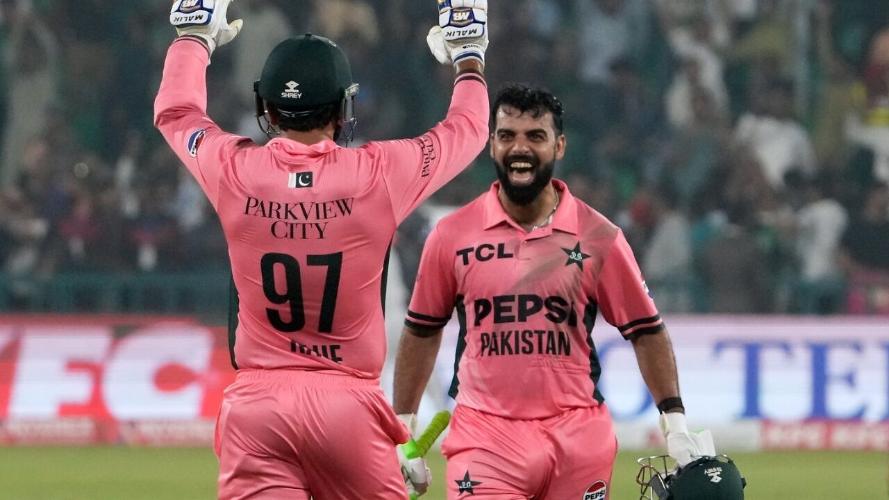 Shadab Khan, Haris Rauf create history as Pakistan pull off heist vs ...