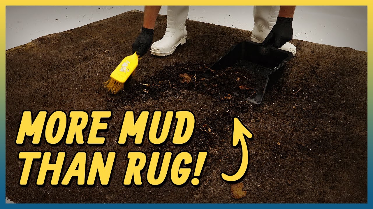Washing a piece of the Earth's crust | Satisfying video