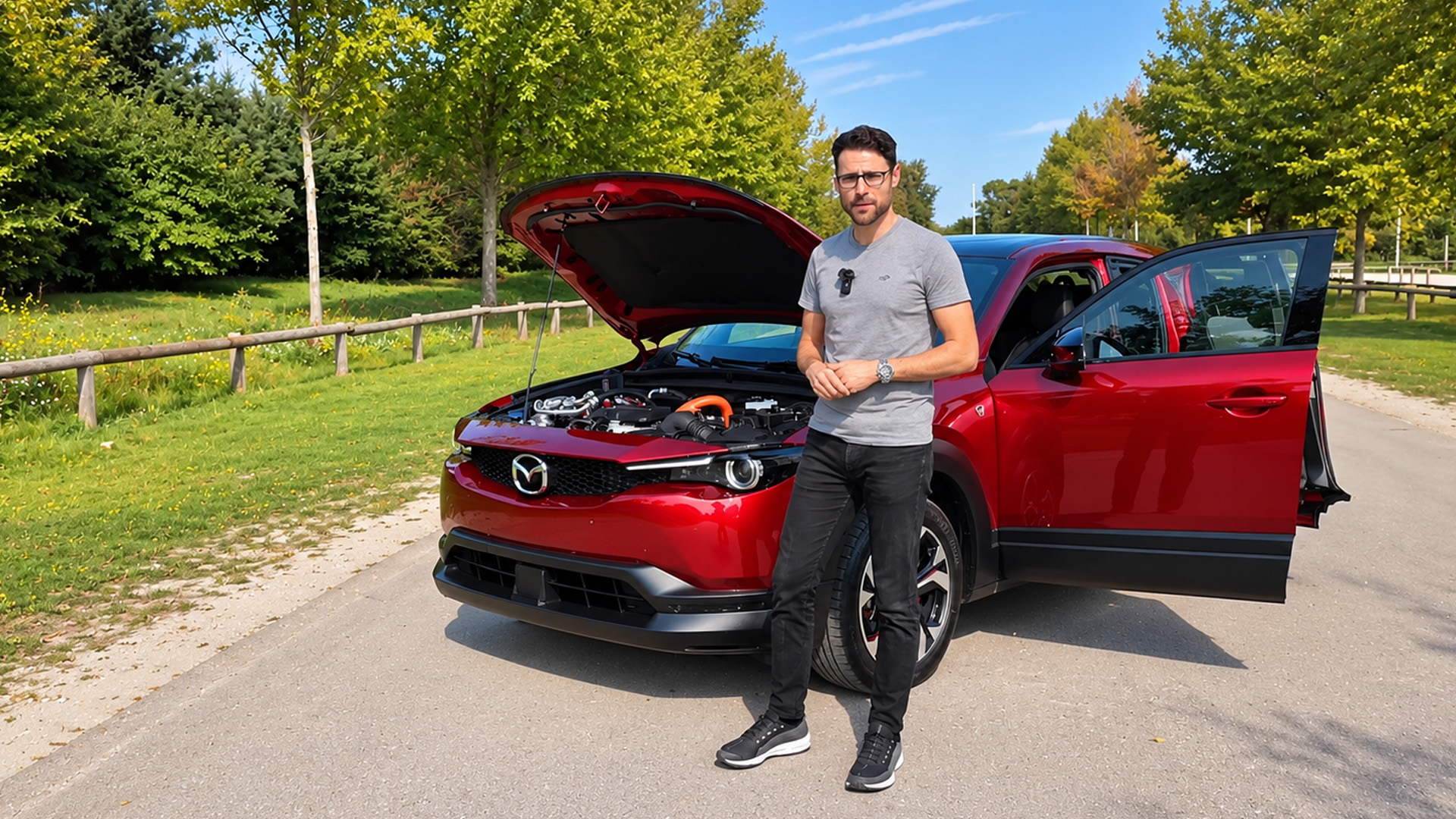 Mazda MX-30 R-EV features a compact rotary engine as an additional ...