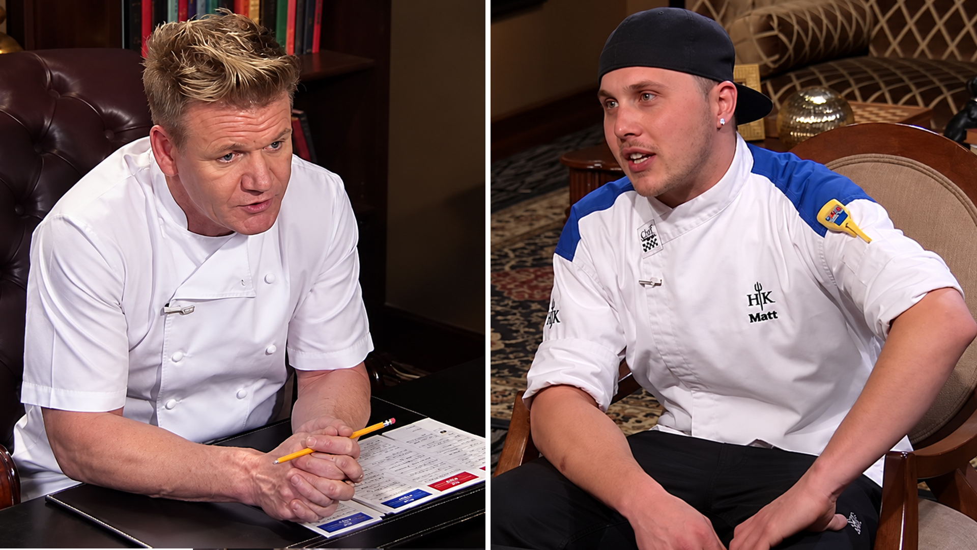 Chef Ramsay saves Matt from giving up on Hell’s Kitchen