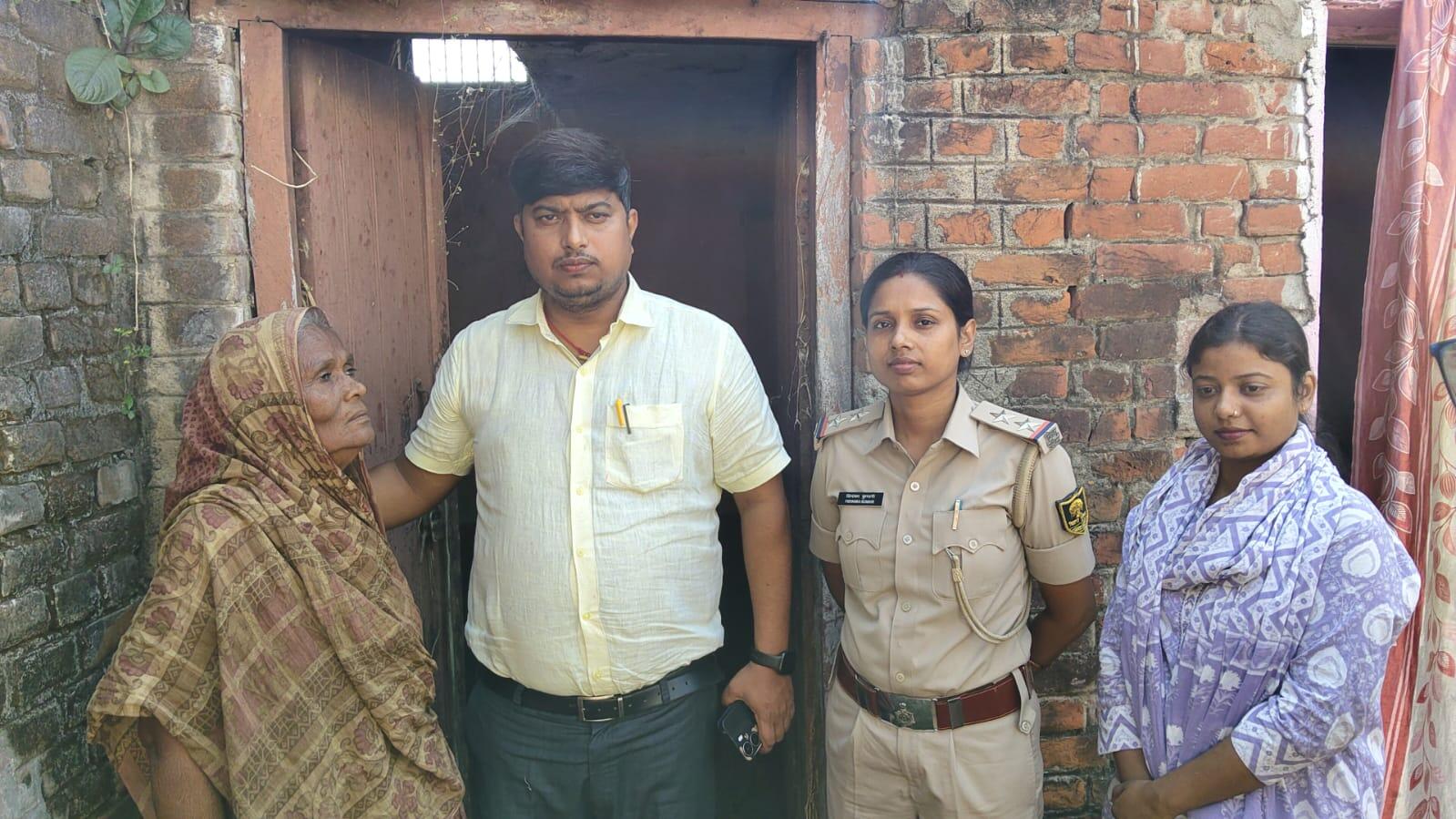 Evicted by sons, elderly widow regains possession of house in Buxar
