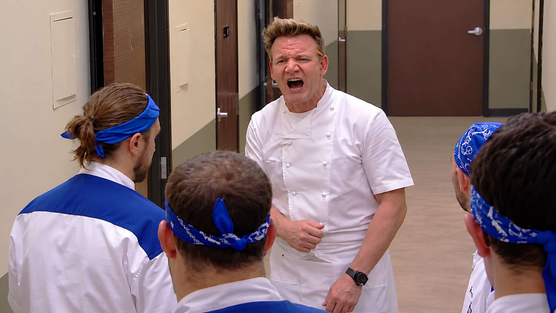 Raw steaks push Chef Ramsay to kick out blue team