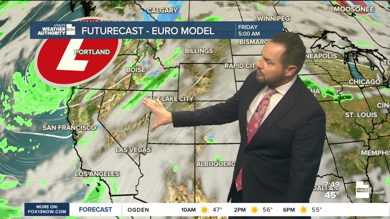 Unsettled weather continues on Sunday with below-normal temps