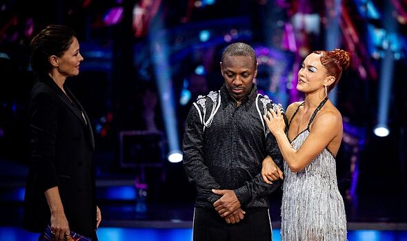 Strictly star 'not taking elimination well' as masks slips after brutal axe