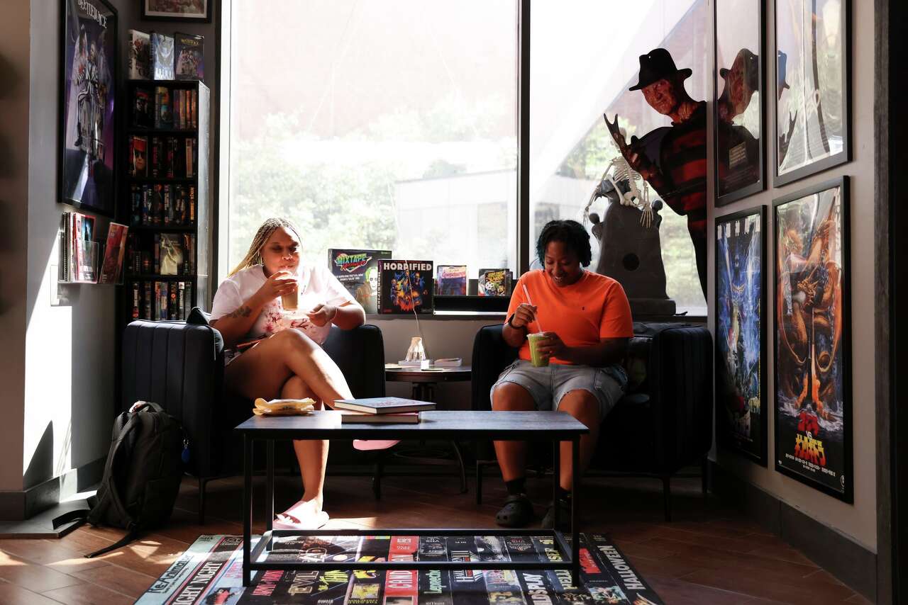 At this Dallas coffee shop, horror movies are always on the menu