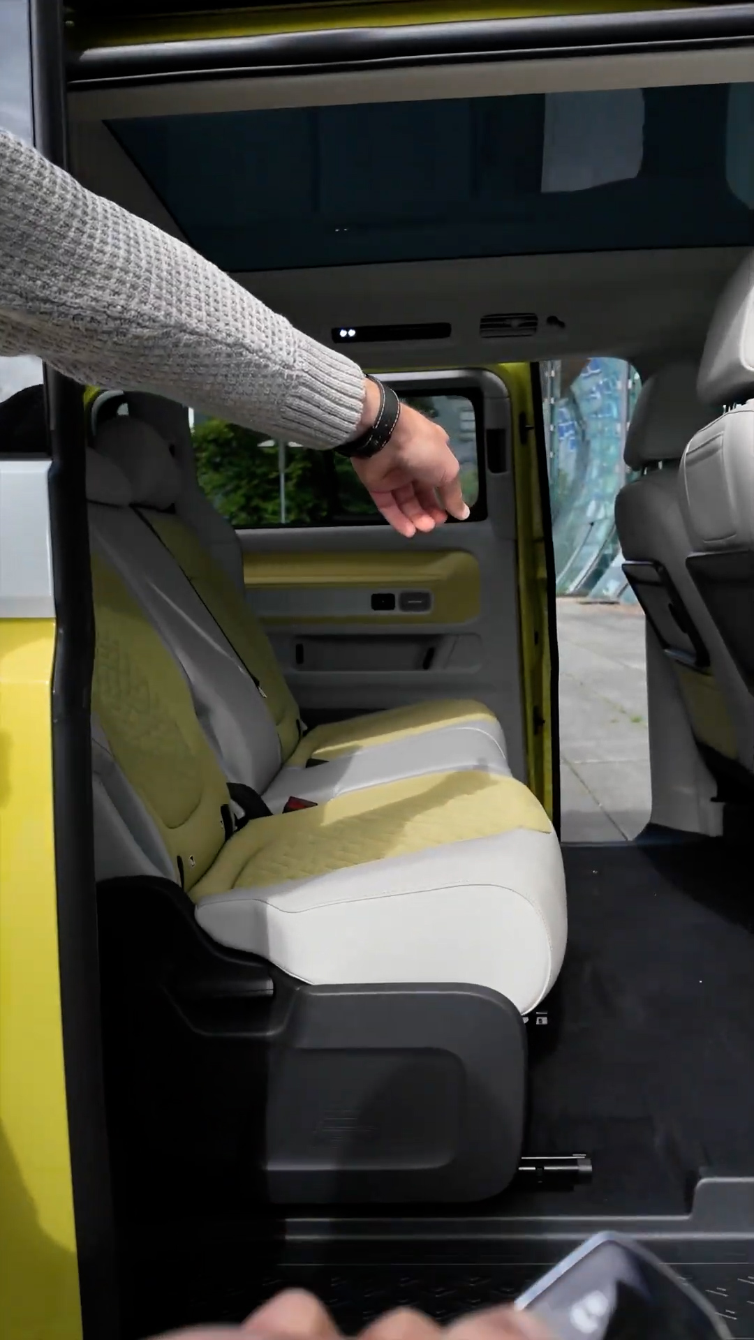 VW ID. Buzz LWB features a seating layout that makes cabin access easier
