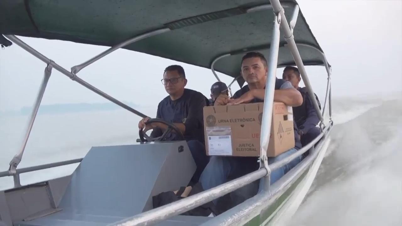 Through smoke and along rivers, Amazon residents make the journey to vote