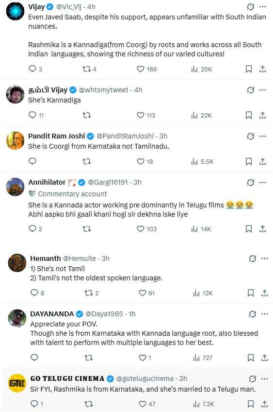 Javed Akhtar says 'I stand corrected' after netizens question him for ...