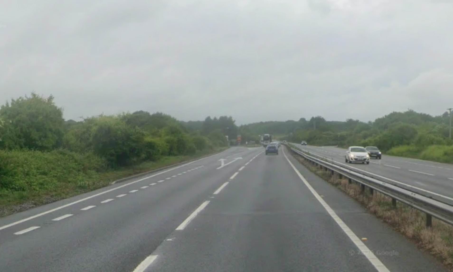 Man dies and one-year-old girl fighting for life after van crashes into car