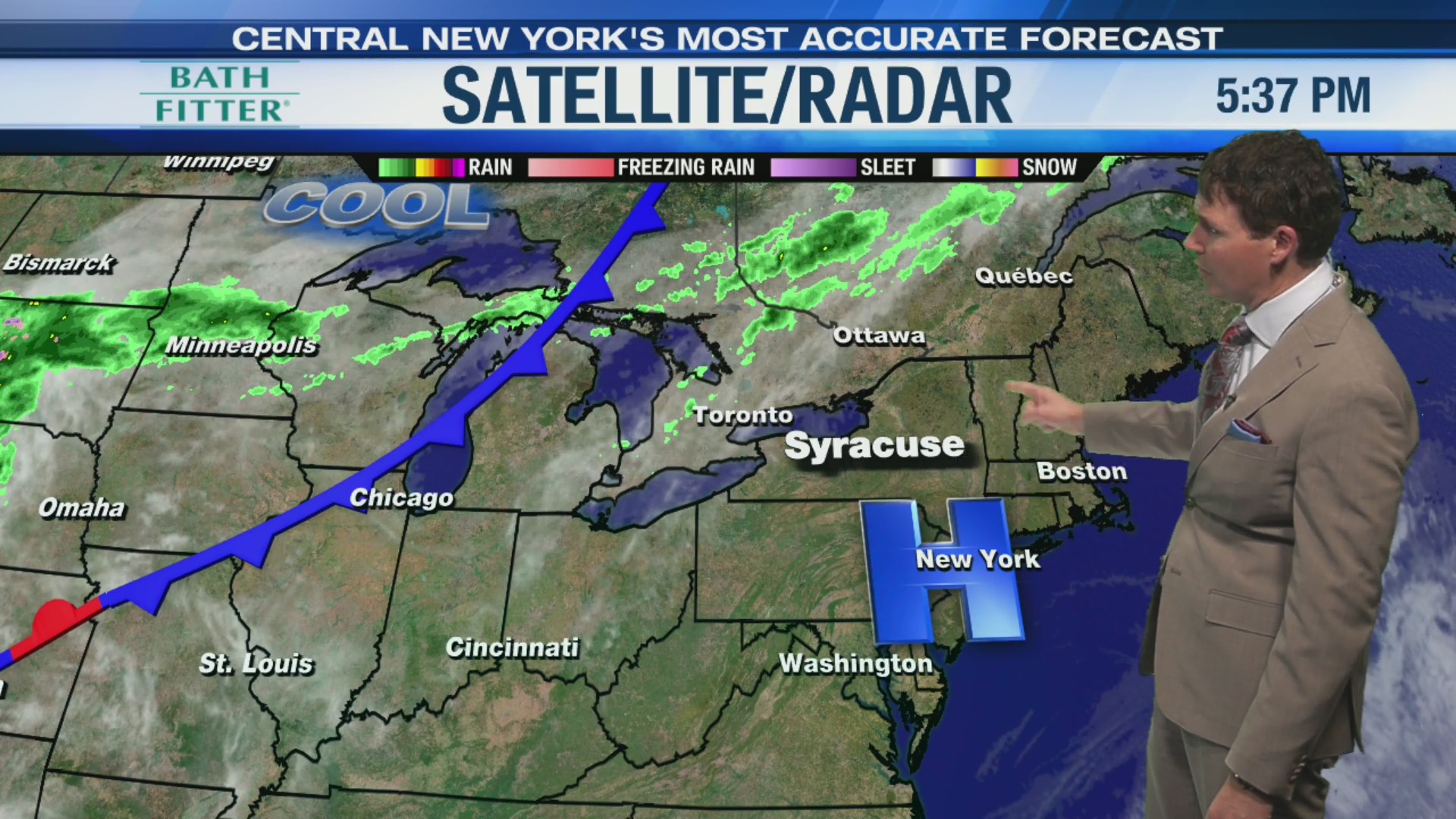 Storm Team forecast: 5PM Sunday 10-25-26
