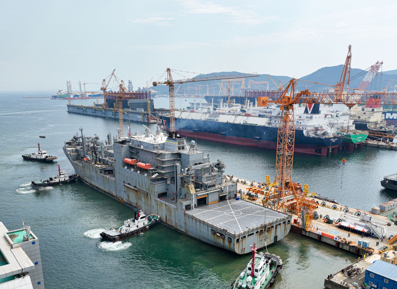 The US shipbuilding revival is taking lessons halfway around the world