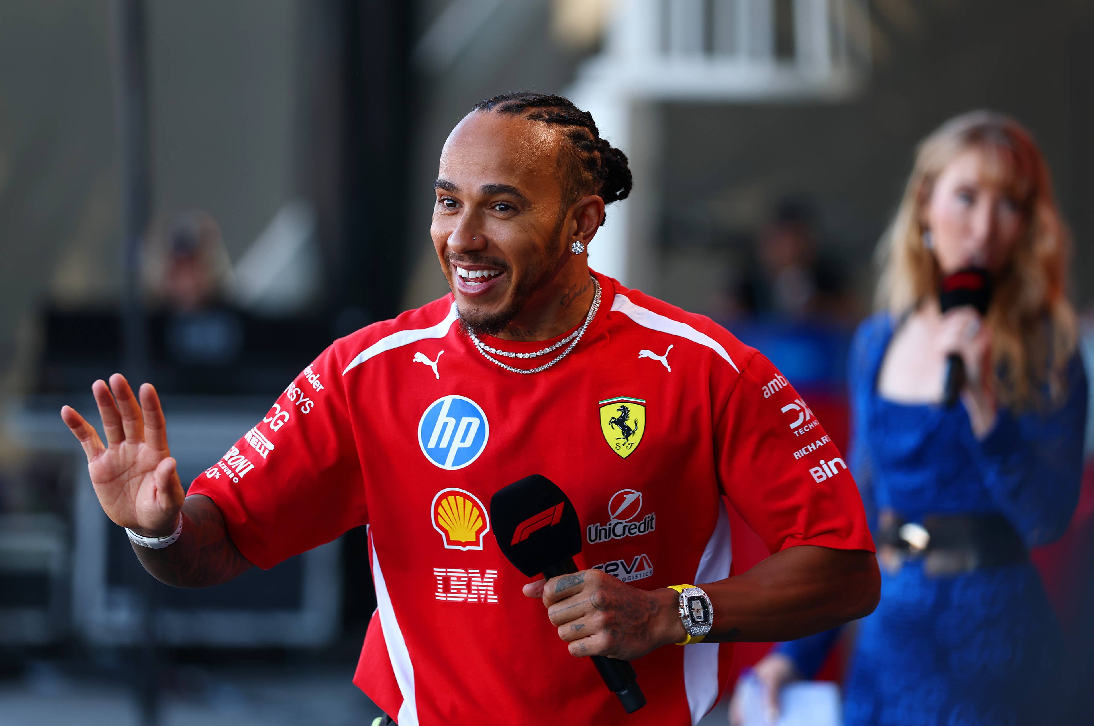 Lewis Hamilton gifts Kim Kardashian's kids a puppy named Halo