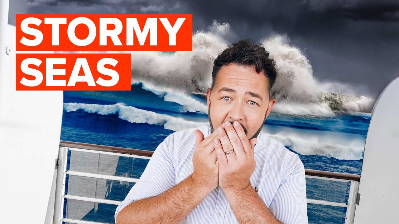 Our cruise ship gets caught in stormy seas!