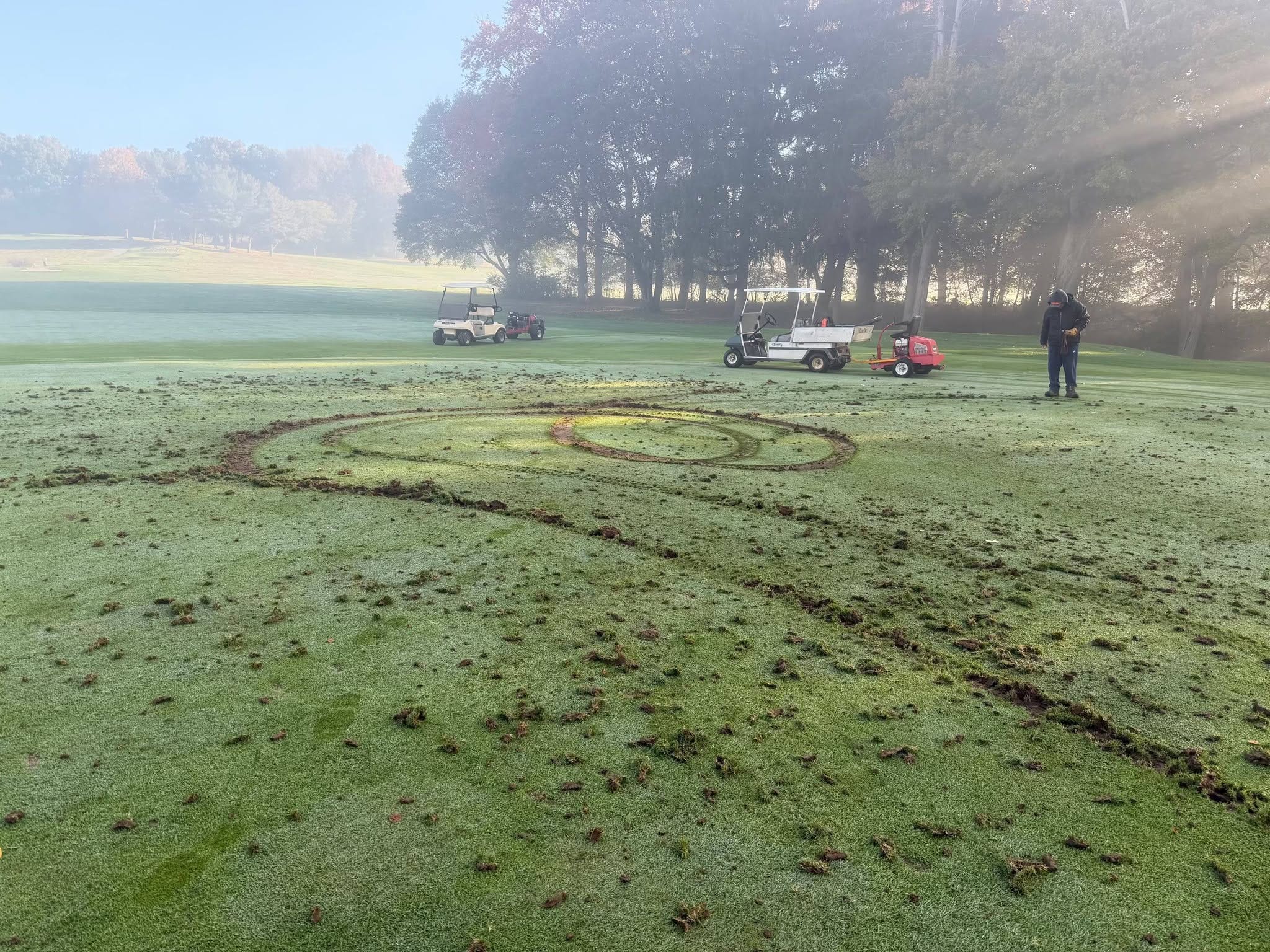 Ohio golf course offers $5,000 reward after senseless destruction