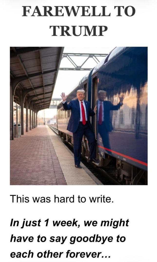One of the President’s final fundraising pitches to his supporters on Saturday