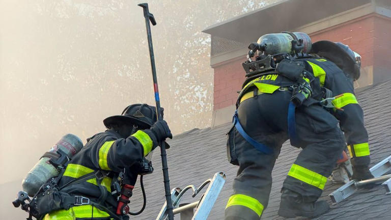 Fire sends two to hospital, heavily damages Grand Rapids home